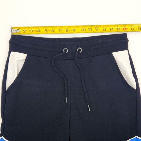 Ivy Park Tri Colorblock Tailored Joggers Sweatpants Women Small Black Blue White - Picture 9 of 13